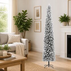 Cost-Effective 300cm White Flocked Christmas Tree