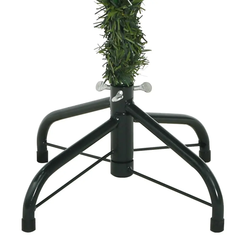 Artificial Christmas Tree 150cm White Hinged with Cones Berries