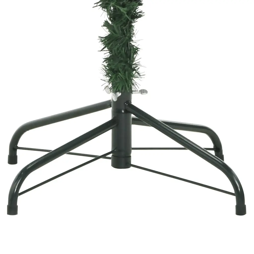 Artificial Christmas Tree 180cm White Hinged with Cones Berries