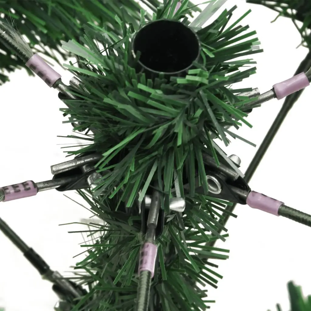 Artificial Christmas Tree 180cm White Hinged with Cones Berries