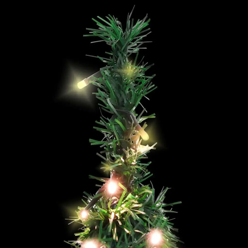 Artificial Christmas Tree 120cm Green 50 LEDs 8 Lighting Modes