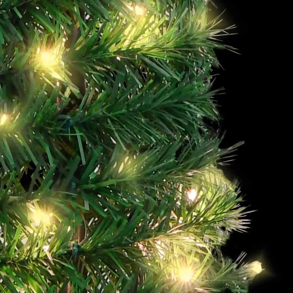 Artificial Christmas Tree 120cm Green 50 LEDs 8 Lighting Modes