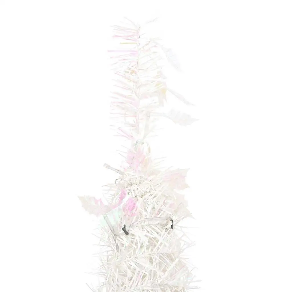 Artificial Christmas Tree 180cm White 150 LEDs 8 Lighting Modes