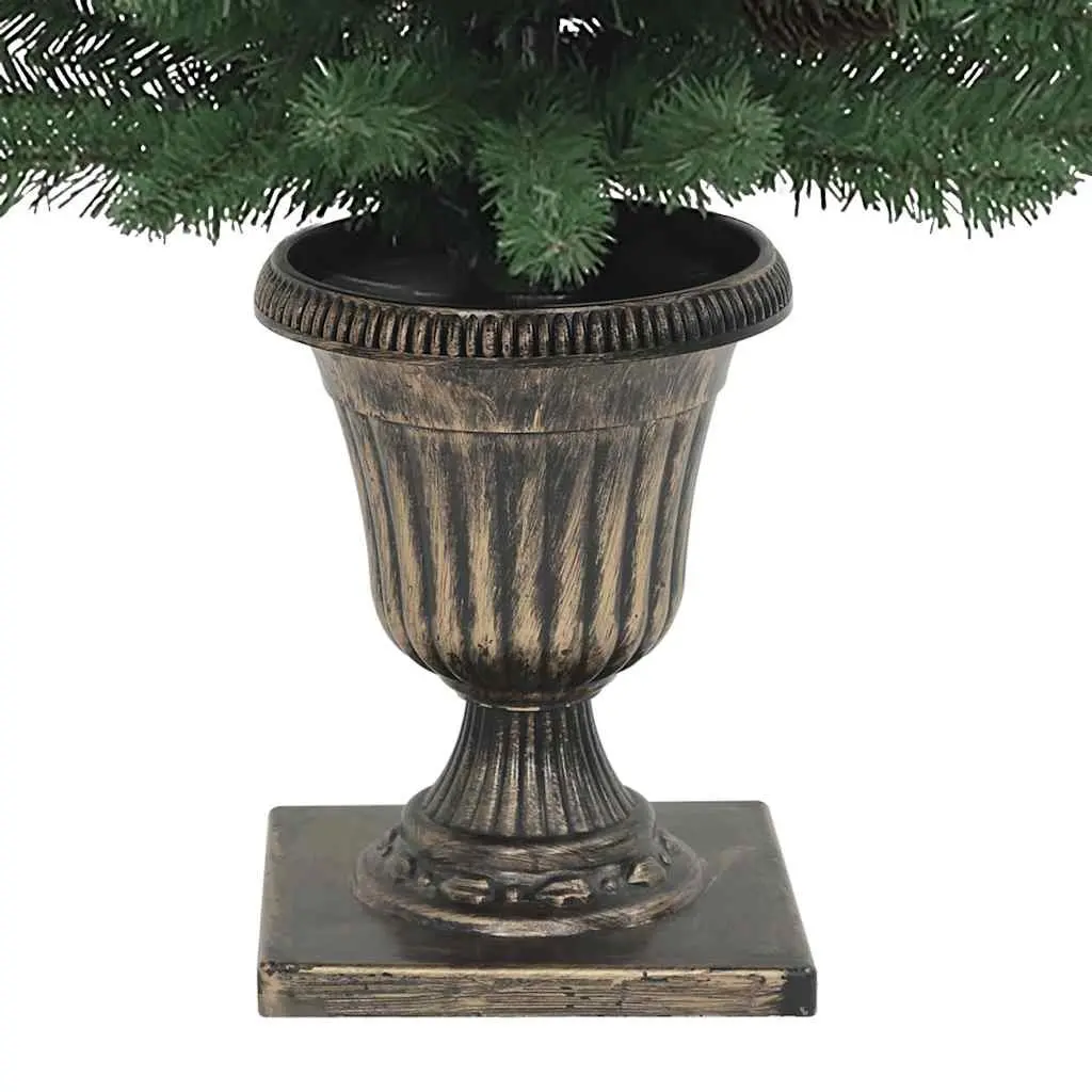 Artificial Christmas Trees 120cm Green LED Lighted Decoration 2 Piece