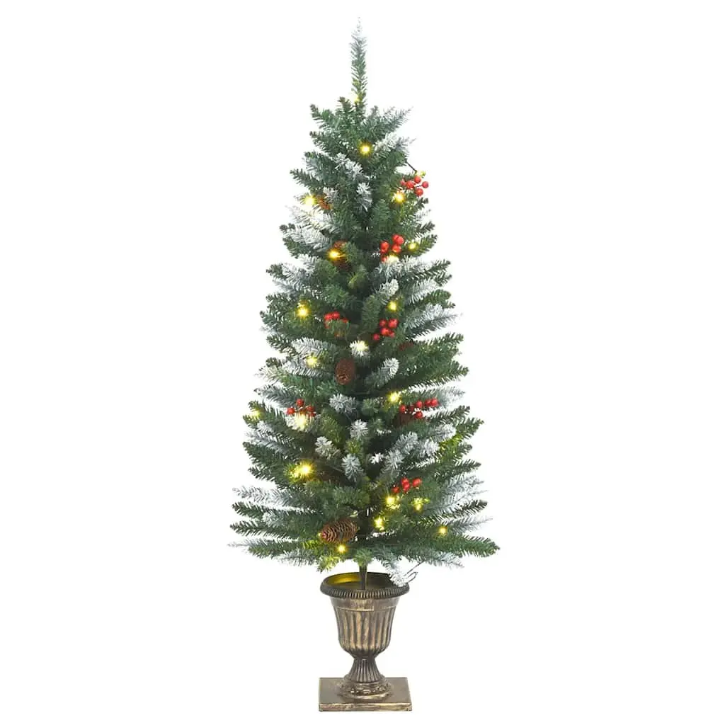 Artificial Christmas Tree Green 120cm 100 LEDs 8 Lighting Modes