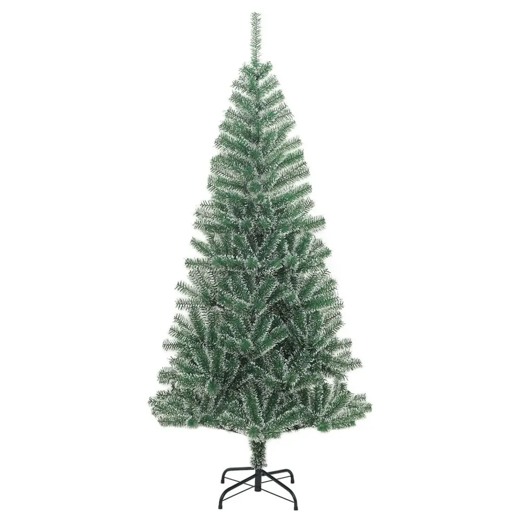 Artificial Christmas Tree 180 cm Flocked Snow Green Realistic
