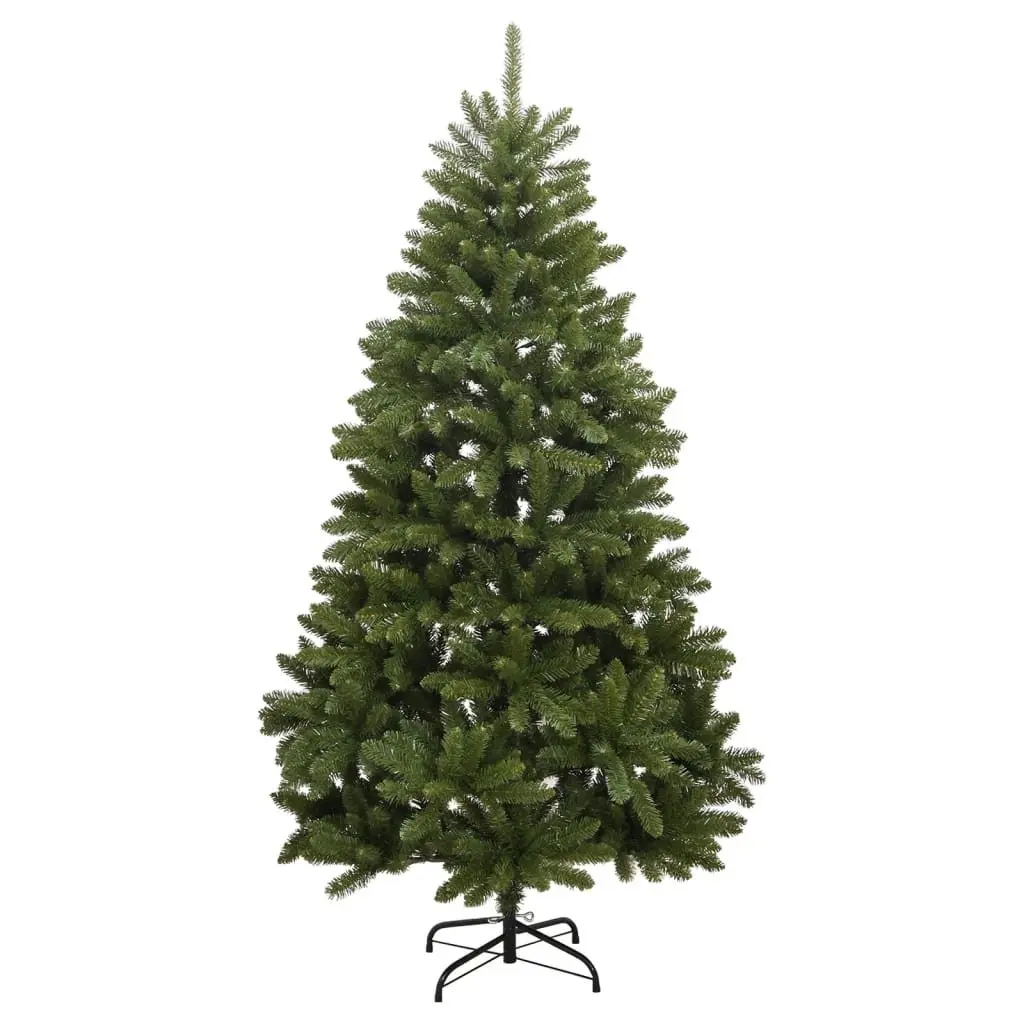 Artificial Christmas Tree 210cm Hinged Green Realistic