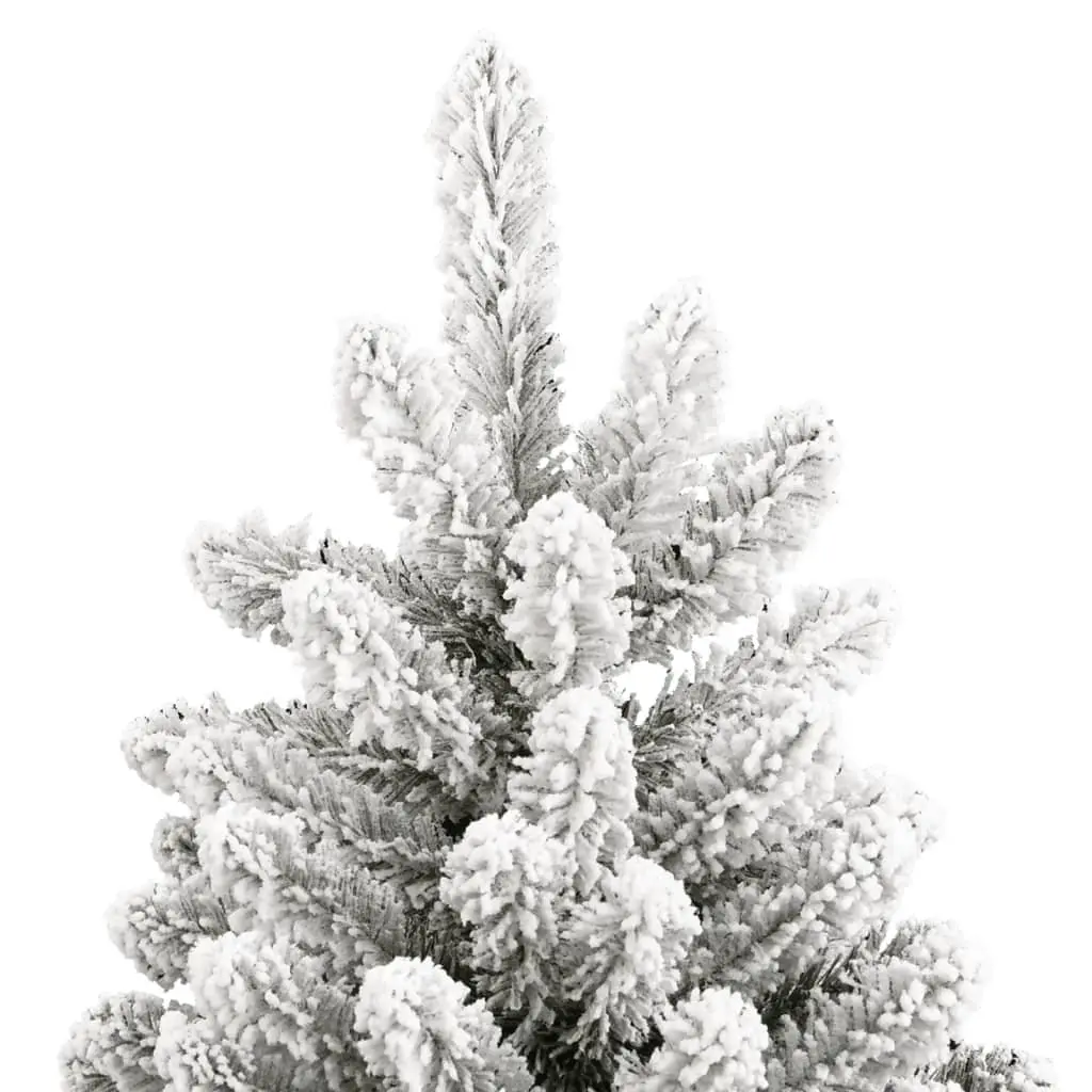 Artificial Christmas Tree 180cm White Flocked Snow Realistic PVC Tips