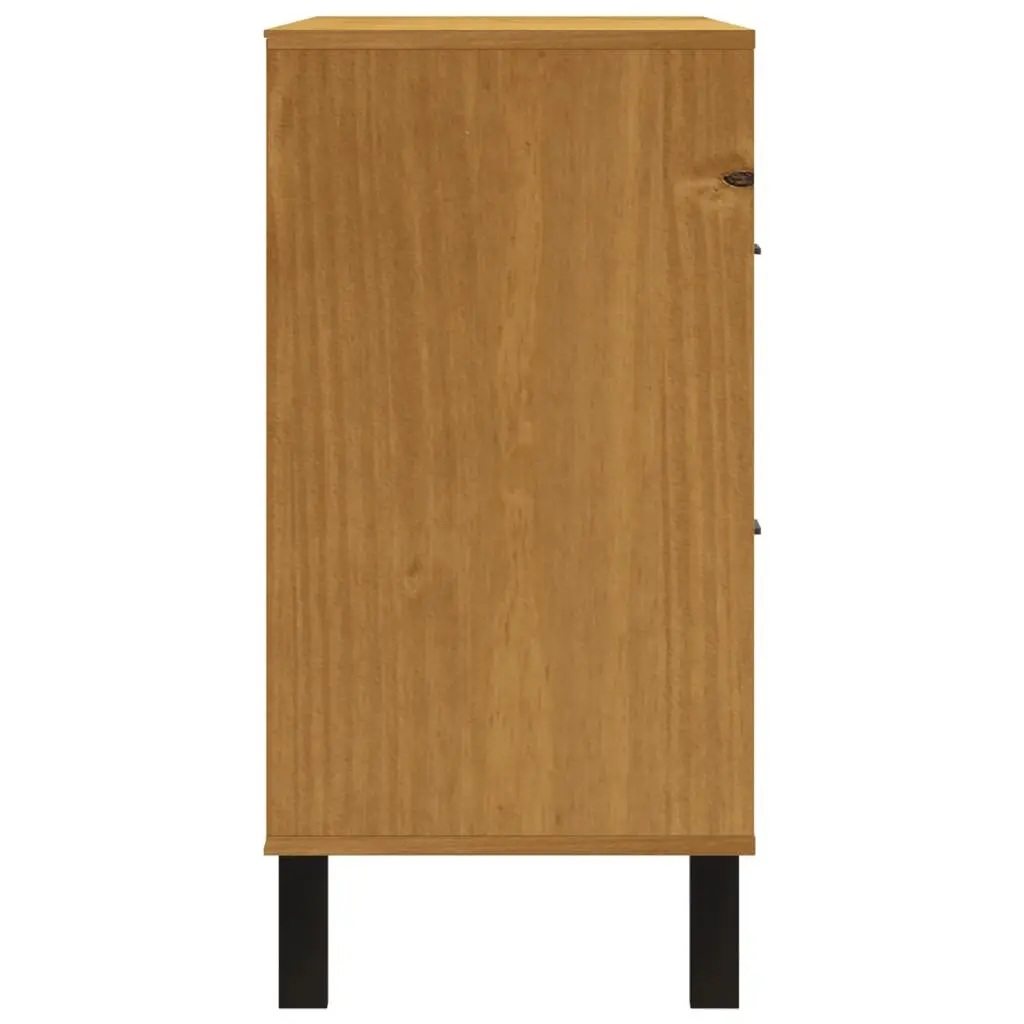 4 Drawer Storage Organizer in Solid Pine