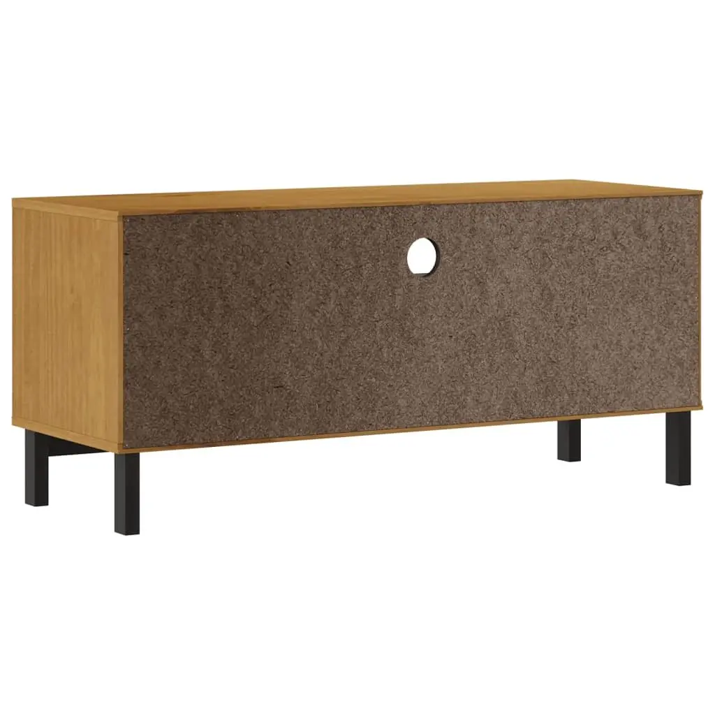 Solid Pine TV Cabinet with Ample Storage