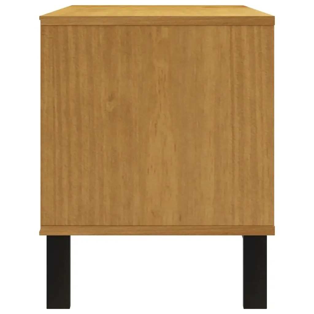 Solid Pine TV Cabinet with Ample Storage