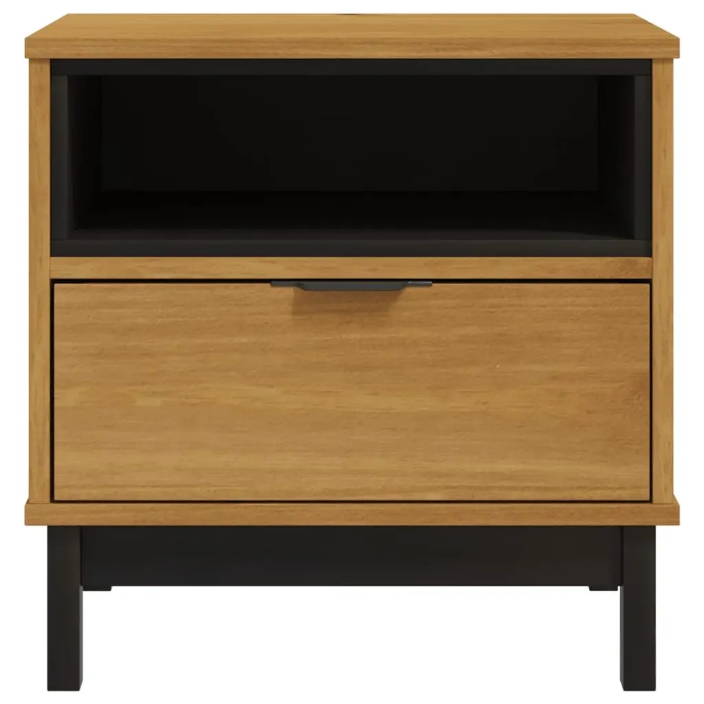 Side Table 50x50x50 cm Solid Wood Storage End Table Living Room Furniture