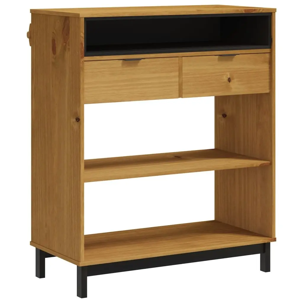 Bar Table 92x45x110cm Solid Pine Wood Kitchen Dining Room Furniture Brown