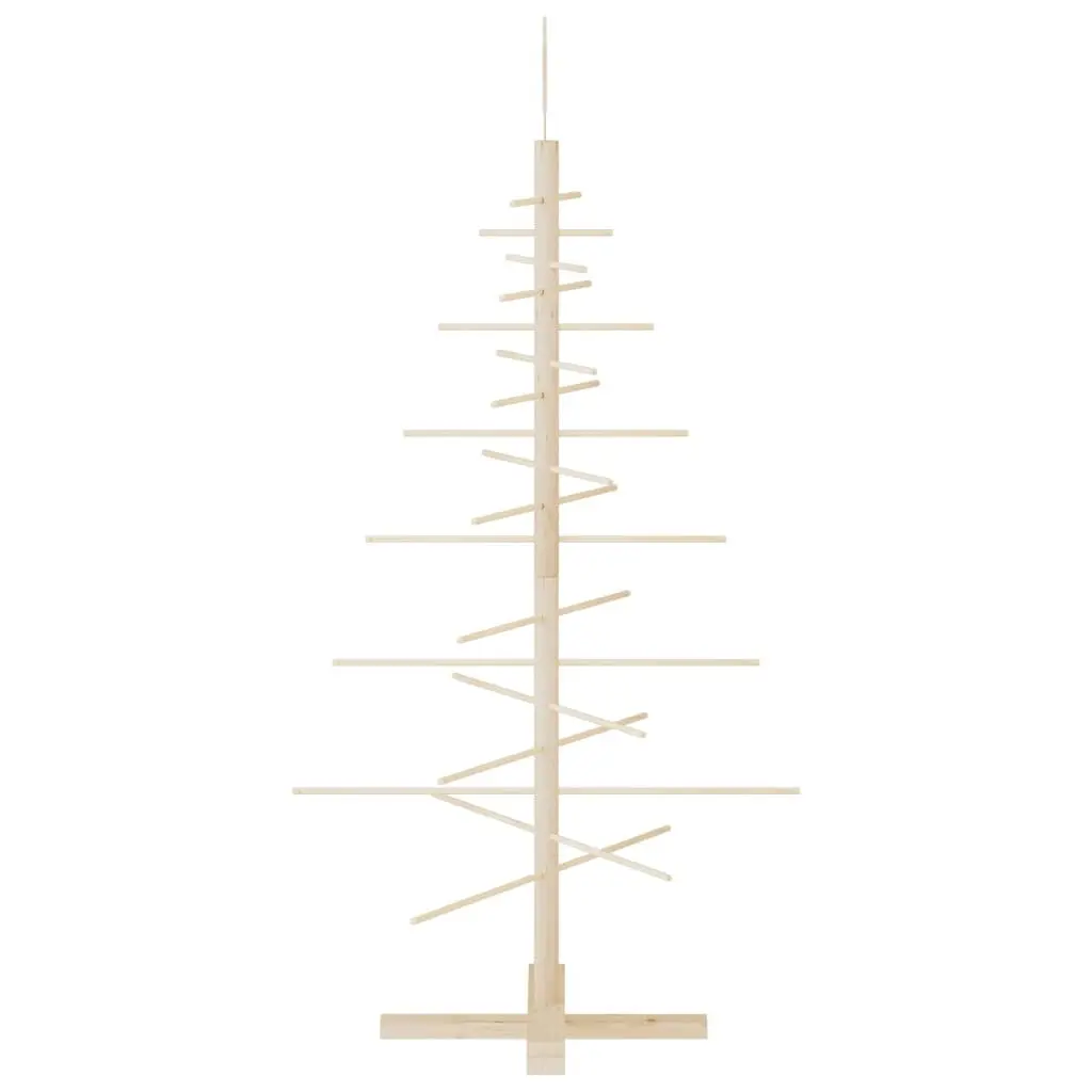 Wooden Christmas Tree Decoration 125cm for Warm Spaces