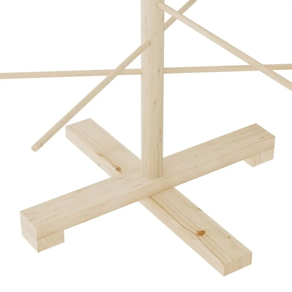 Wooden Christmas Tree Decoration 125cm for Warm Spaces