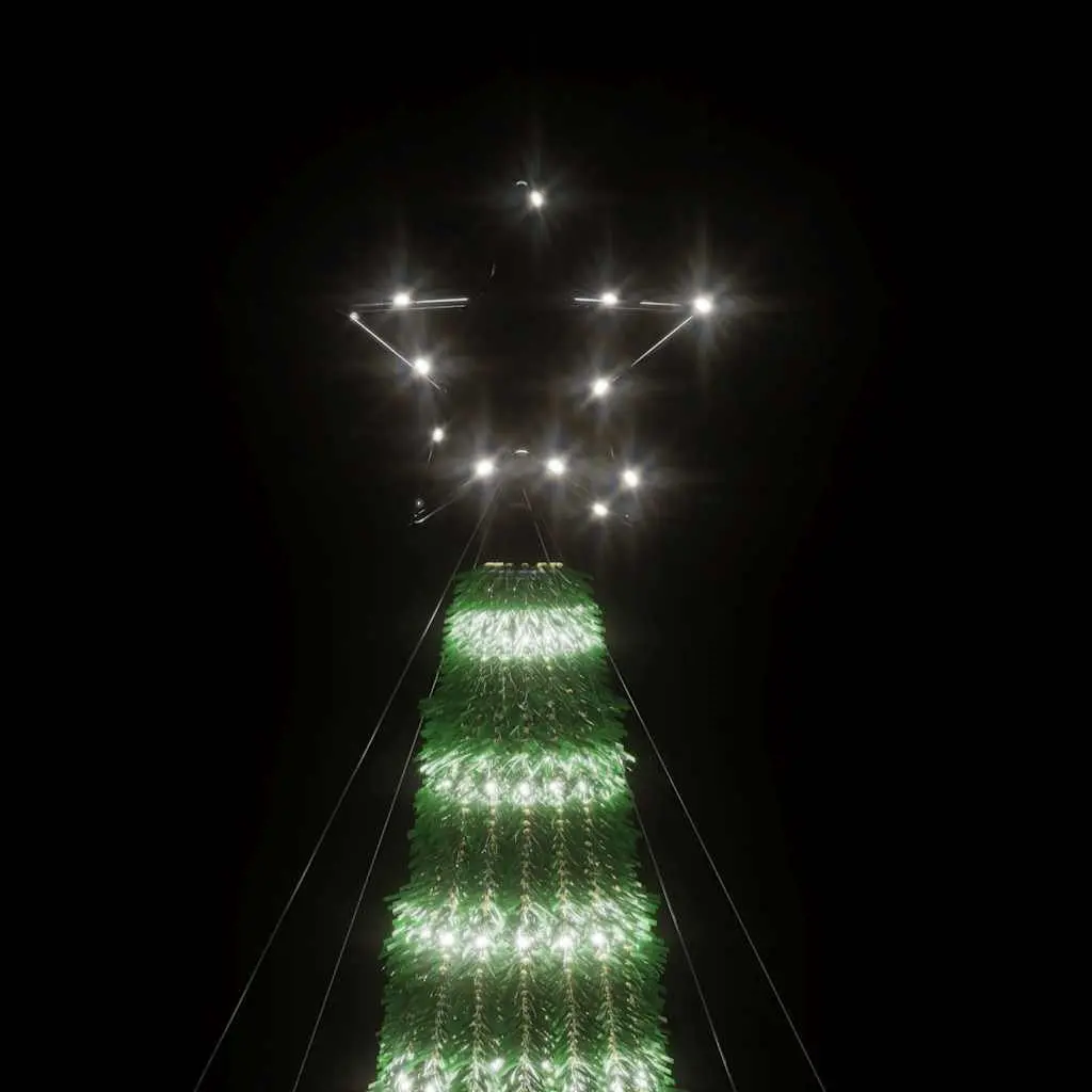 LED Christmas Tree Pre-Lit 180cm Cool White Indoor Outdoor