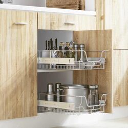 Value-Packed Pull-Out Wire Kitchen Storage Baskets