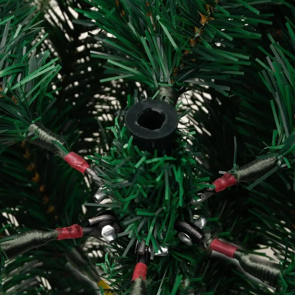 Artificial Christmas Tree 120cm Green Hinged with Cones and Berries Decorations