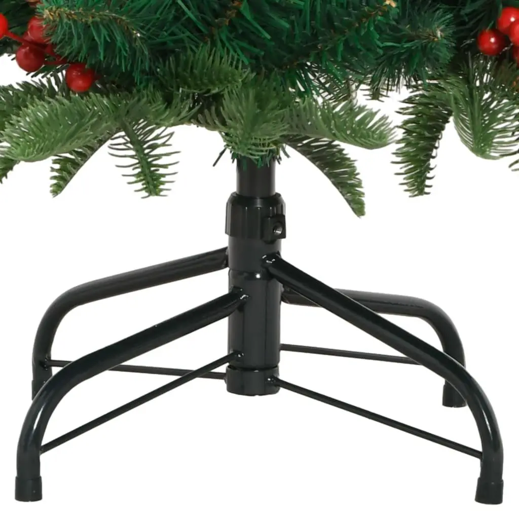 Artificial Christmas Tree 150cm Green with Cones and Berries