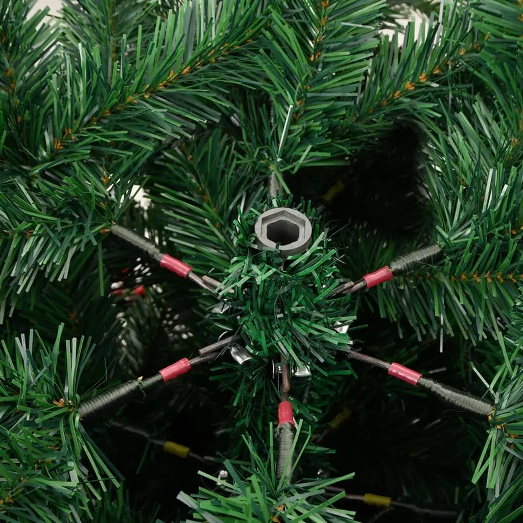 Artificial Christmas Tree 180cm Green Lifelike PE Tips with Cones and Berries