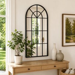 Practical Black Arch Wall Mirror for Any Room
