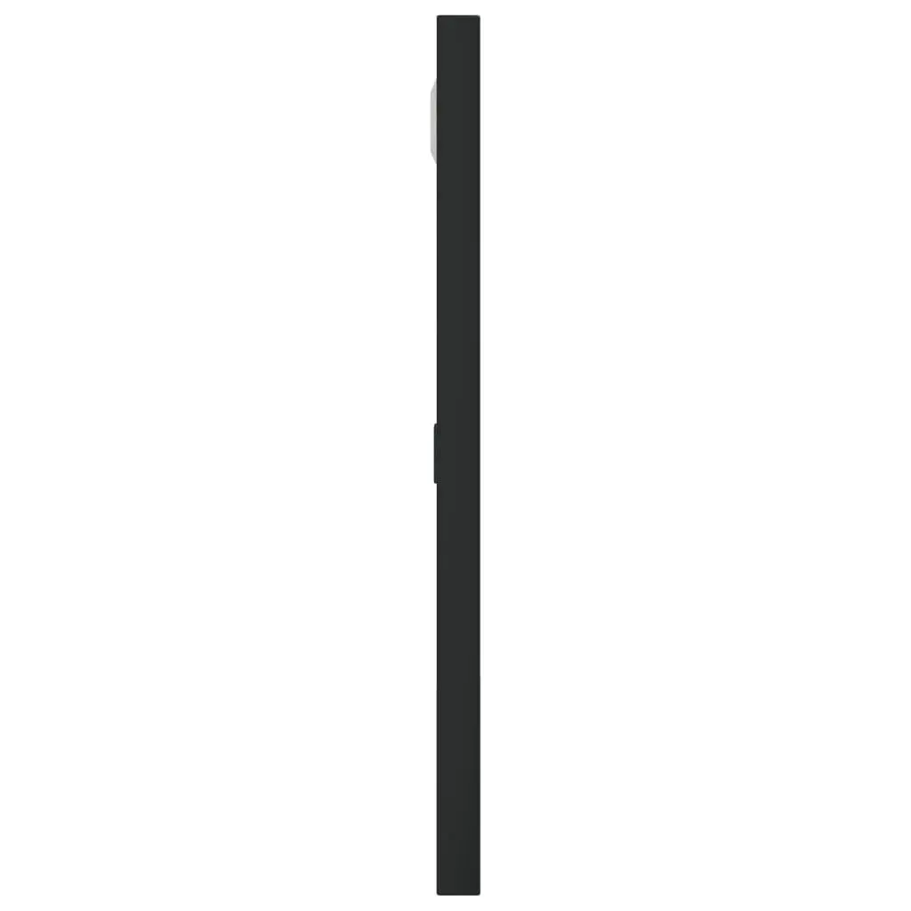 Square Wall Mirror Black 30x30 cm Minimalist Home Decor Hanging