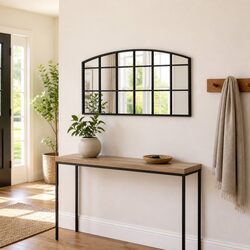 Black Wall Mirror 80x40 cm – Practical and Stylish