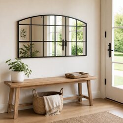 Warm Black Arch Wall Mirror for Your Home