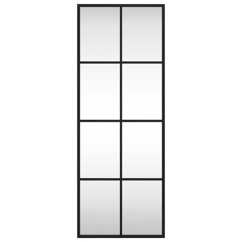 Wall Mirror Rectangle Black 30x80cm Minimalist Home Decor Glass