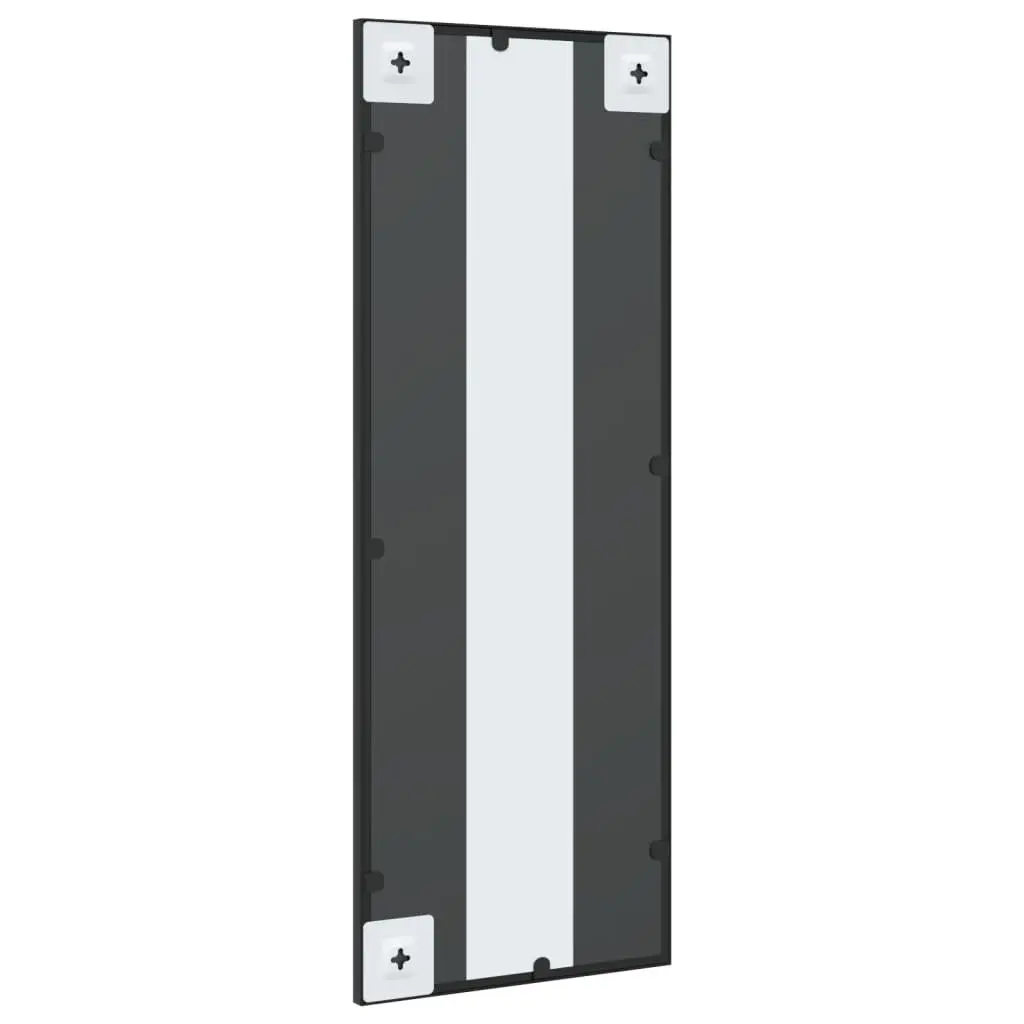 Wall Mirror Rectangle Black 30x80cm Minimalist Home Decor Glass