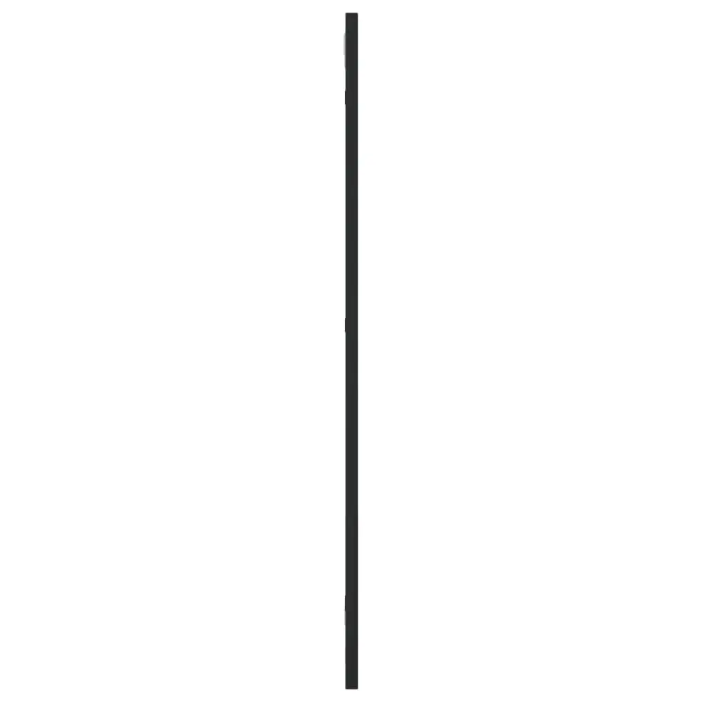 Wall Mirror Rectangle Black 30x80cm Minimalist Home Decor Glass