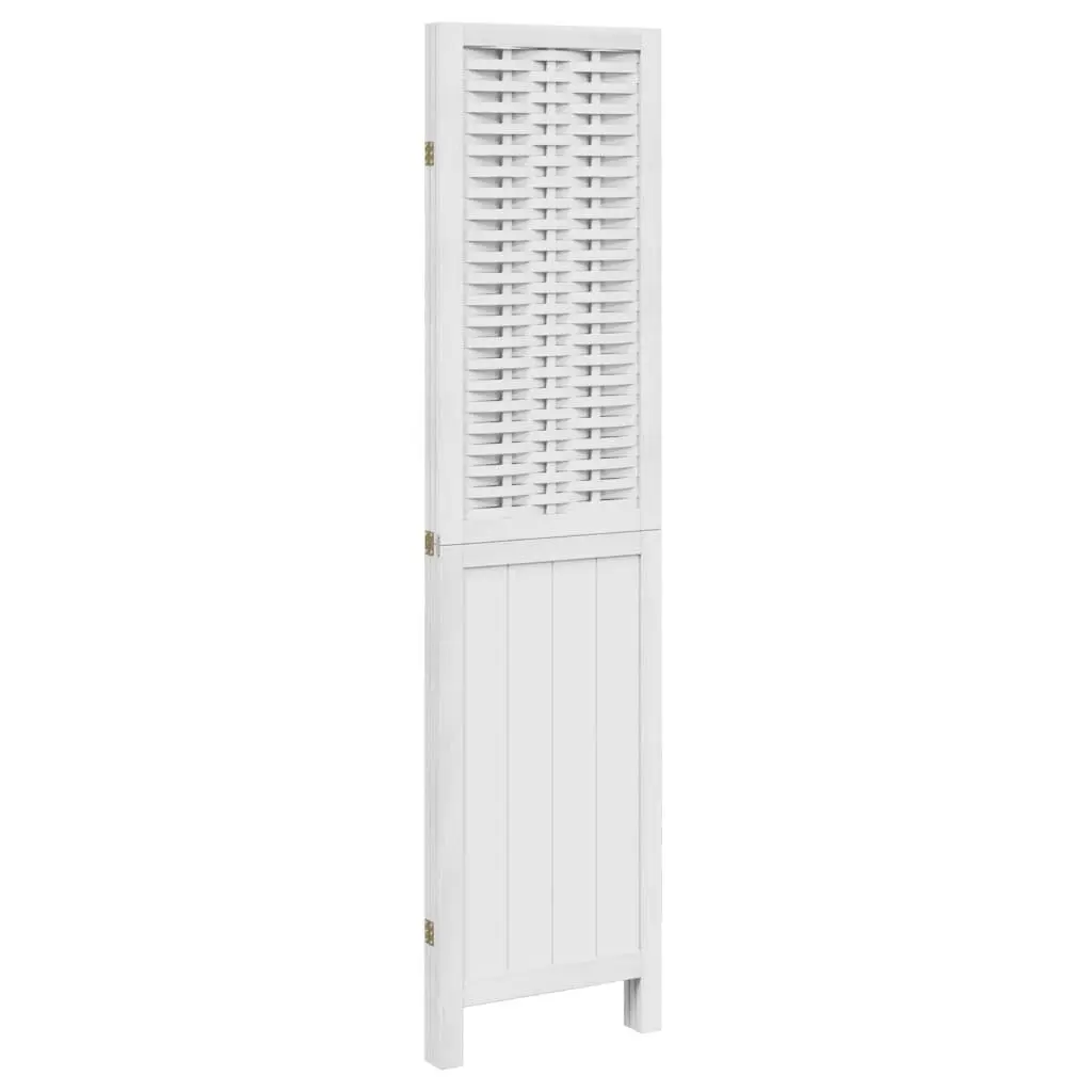 Room Divider Folding Privacy Screen 3 Panels White Indoor Partition
