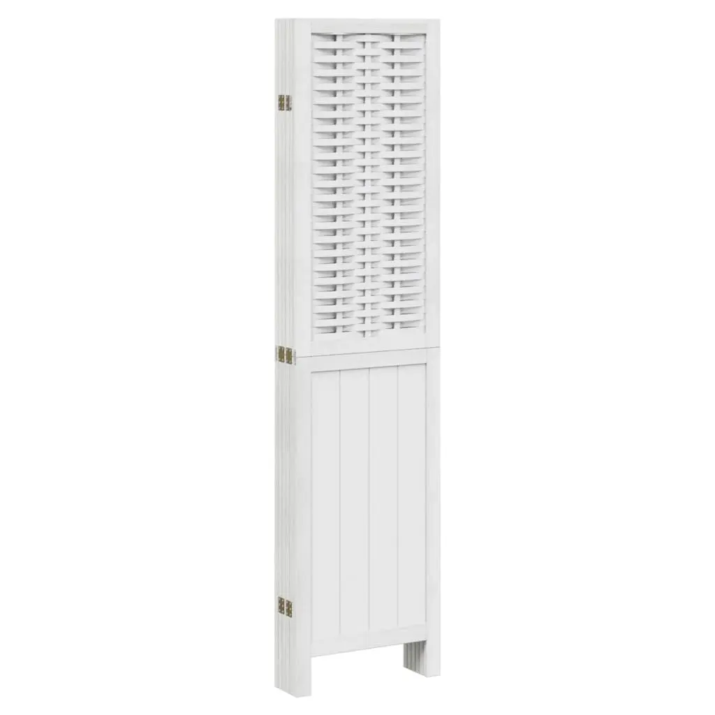Room Divider Folding Privacy Screen 6 Panels White Indoor Partition