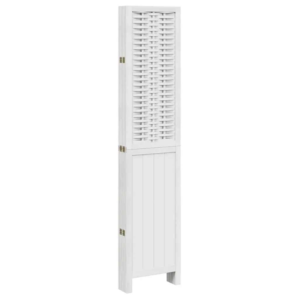 Room Divider 6 Panels Folding Privacy Screen Indoor Partition White