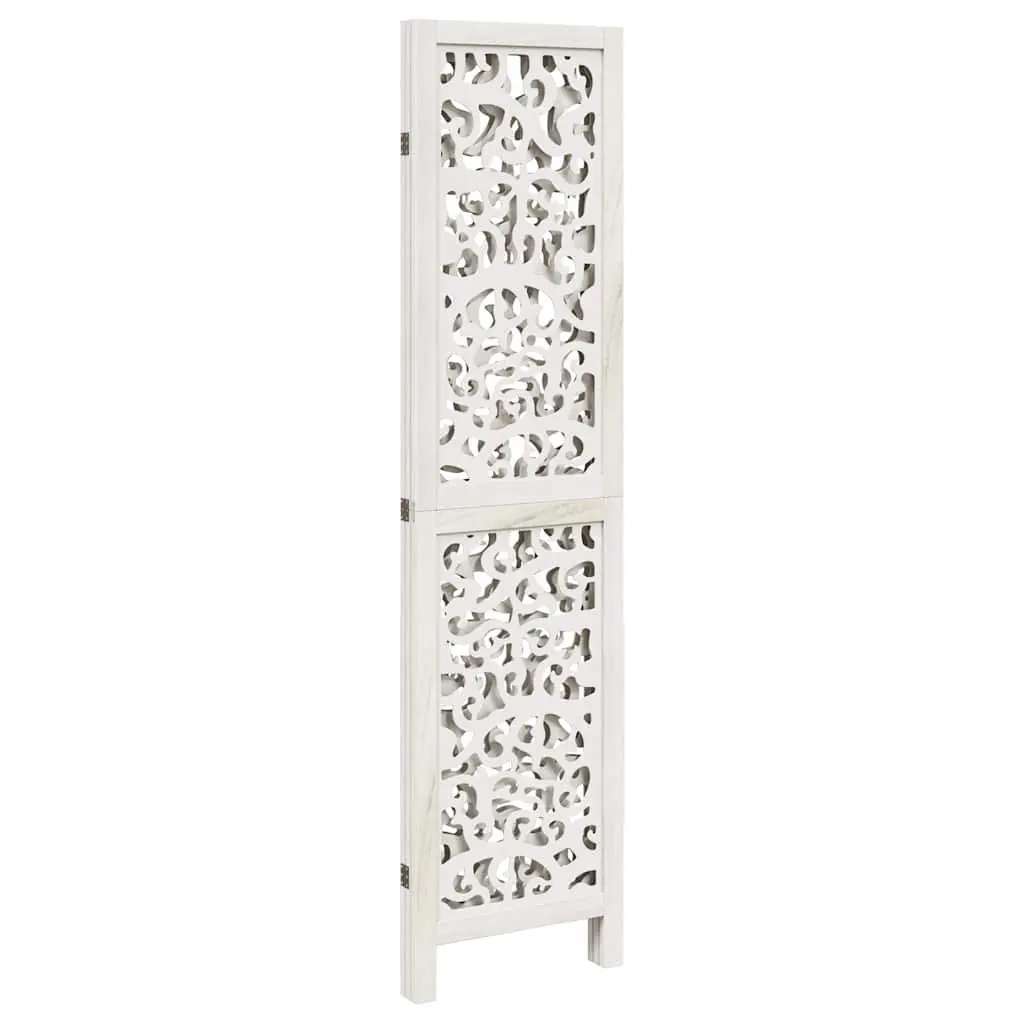 Room Divider Privacy Screen 3 Panels White Folding Indoor Partition