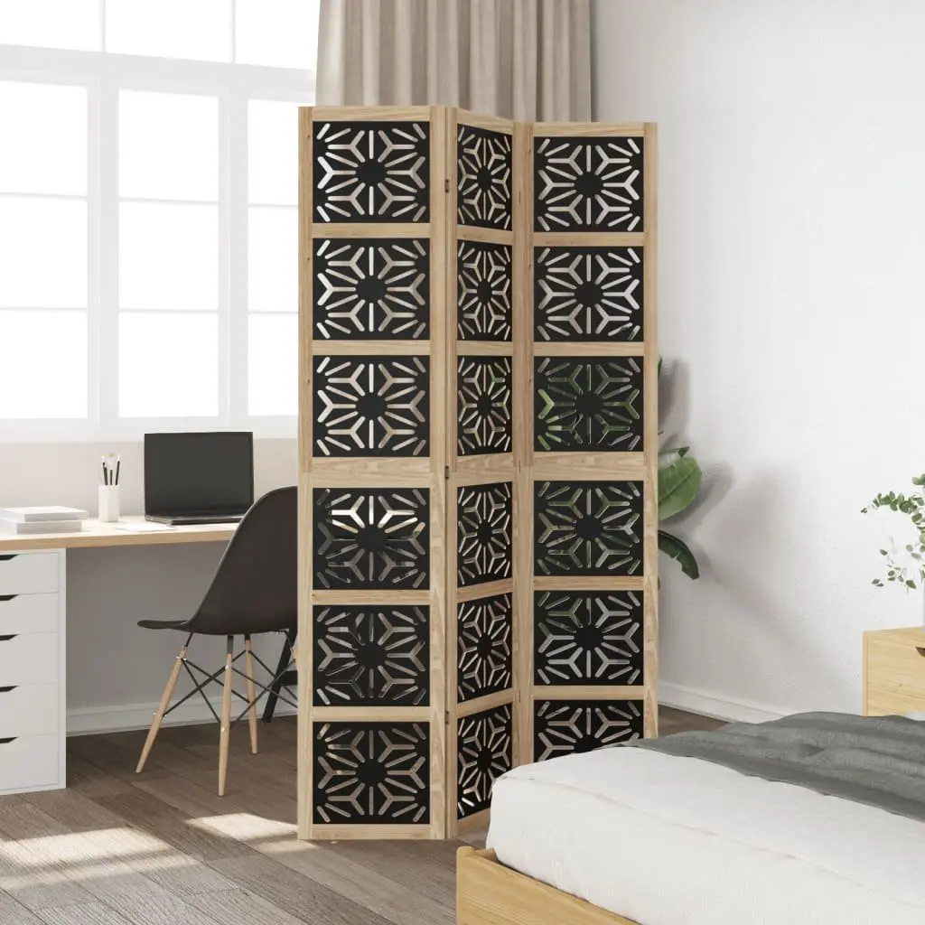 Room Divider 3 Panels Folding Privacy Screen Partition Decorative Home Office
