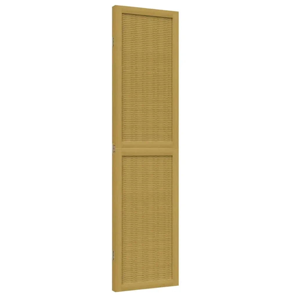 Room Divider Folding Privacy Screen 3 Panels Indoor Brown