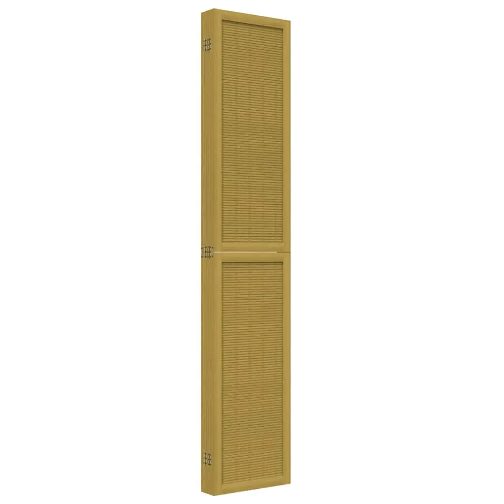 Folding Privacy Screen with 6 Bamboo Panels
