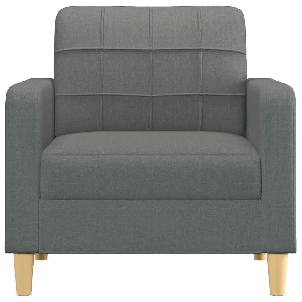 Grey Fabric Armchair