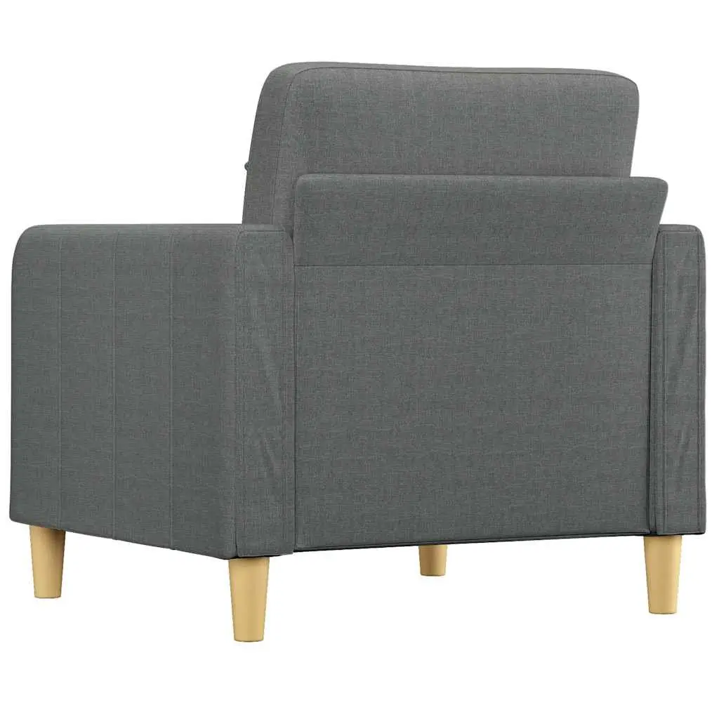 Grey Fabric Armchair