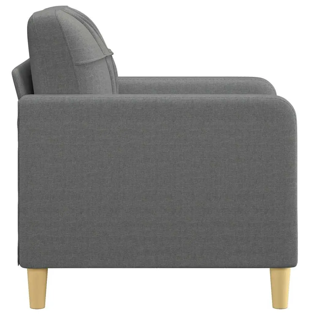 Grey Fabric Armchair