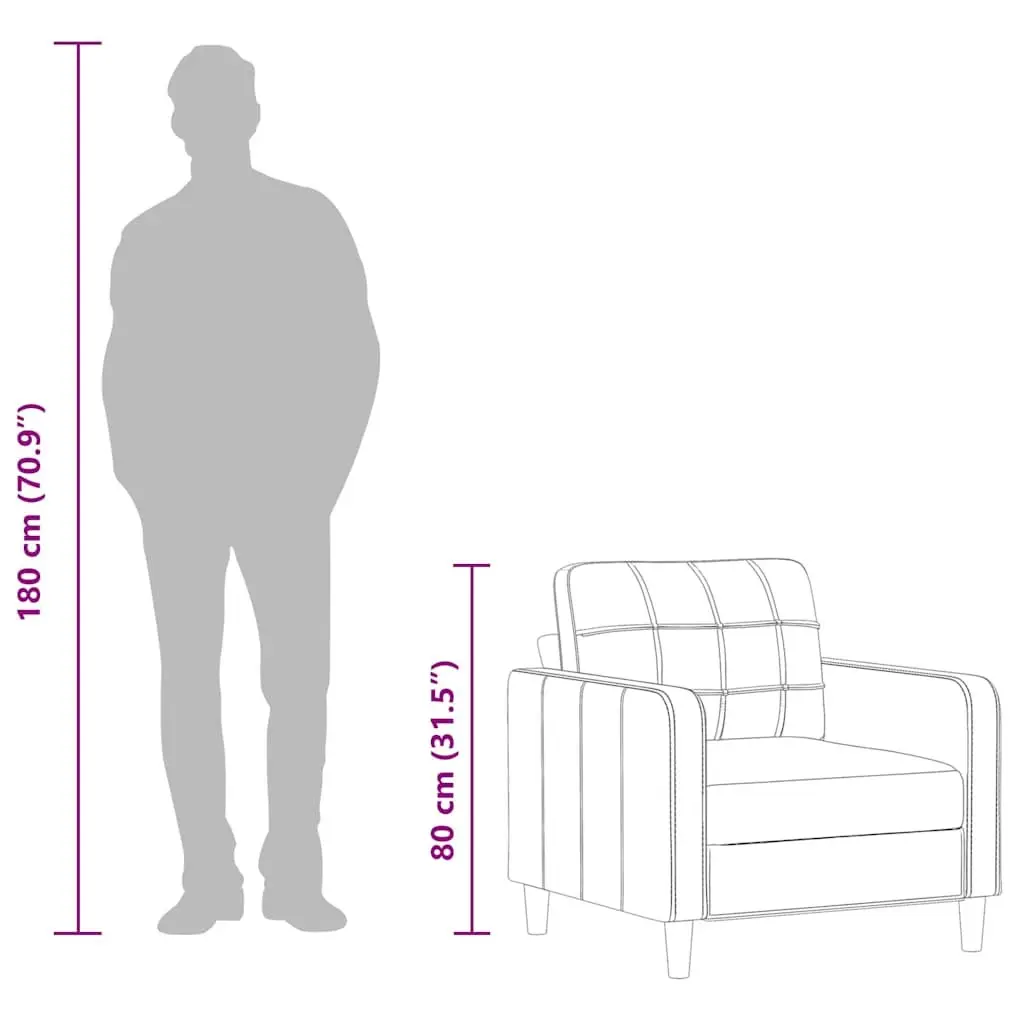 Grey Fabric Armchair