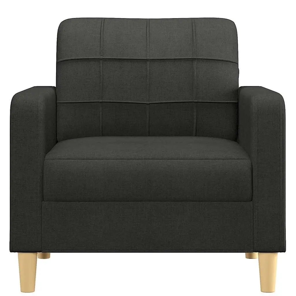 Fabric Sofa Chair Relaxation 60cm Black