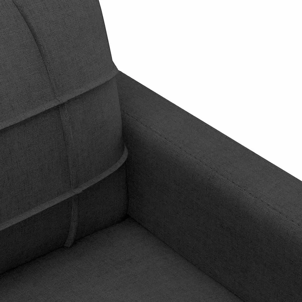 Fabric Sofa Chair Relaxation 60cm Black