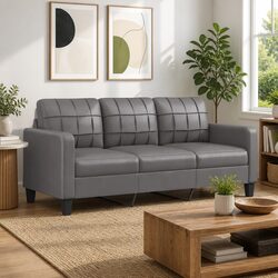 3-Seater Grey Sofa: Comfort Meets Modern Style