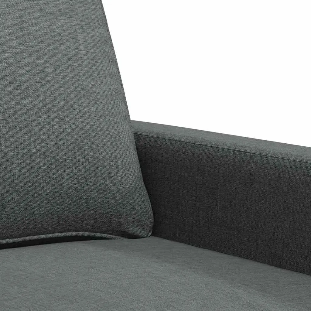 Sofa Chair Grey Fabric 60cm Modern Armchair Lounge Seat