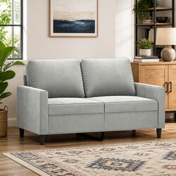 Value-Focused Grey 2-Seater Sofa for Everyday Comfort