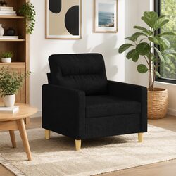 Comfortable Black Sofa Chair with Practical Value