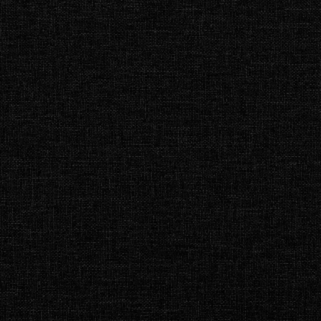 2-Seater Sofa Black Fabric 140cm Living Room Couch Modern Design Comfortable