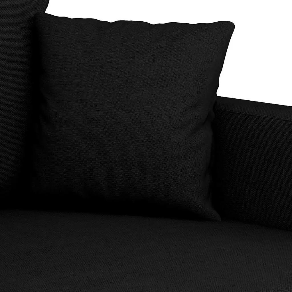 Fabric Sofa Chair Lounge Seat 60cm Black
